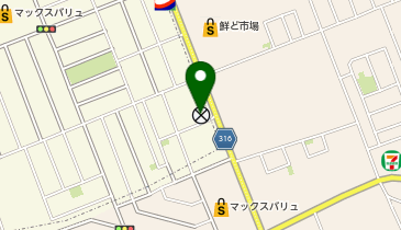 熊本北合志警察署合志交番の地図画像