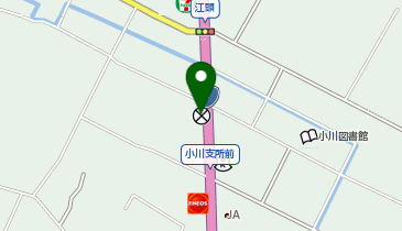 宇城警察署小川交番の地図画像