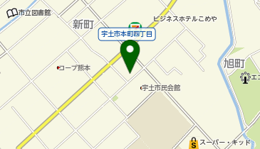 宇城警察署宇土交番の地図画像