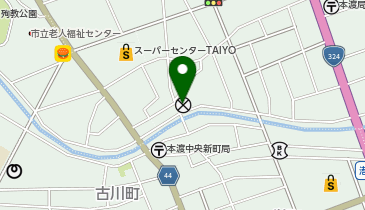 天草警察署東浜交番の地図画像