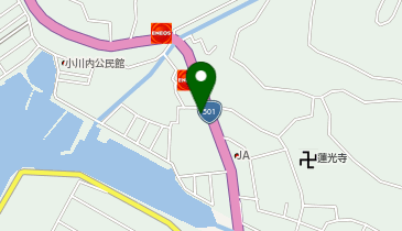 熊本南警察署河内駐在所の地図画像