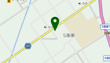 岩見沢警察署東光交番の地図画像