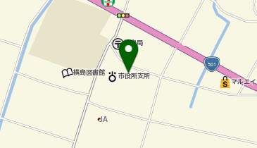 玉名警察署横島駐在所の地図画像