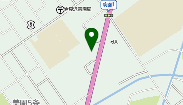 岩見沢警察署美園交番の地図画像