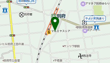 別府警察署別府駅交番の地図画像