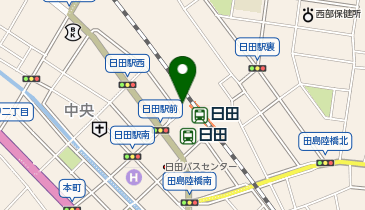 日田警察署日田駅前交番の地図画像