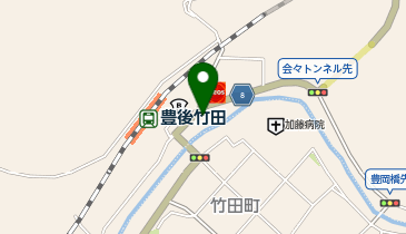 竹田警察署竹田駅前交番の地図画像