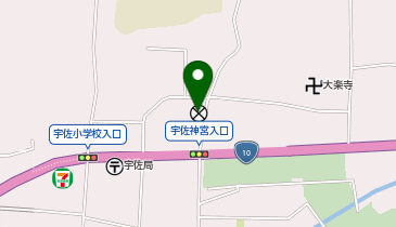 宇佐警察署宇佐警察官駐在所の地図画像