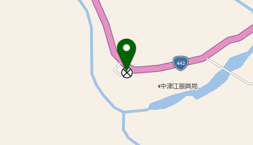 日田警察署中津江警察官駐在所の地図画像