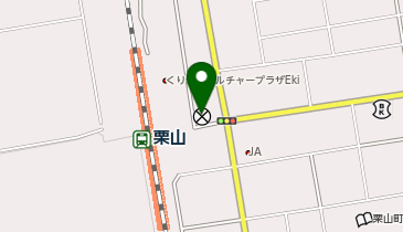 栗山警察署駅前交番の地図画像