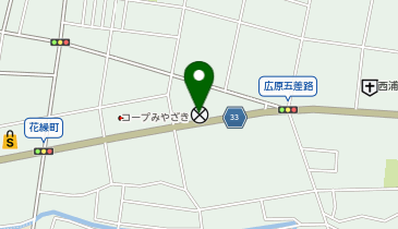 都城警察署花繰交番の地図画像