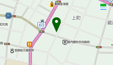 都城警察署上町交番の地図画像