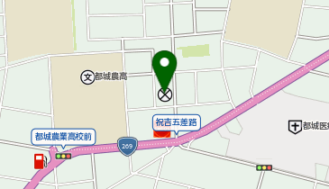 都城警察署祝吉交番の地図画像