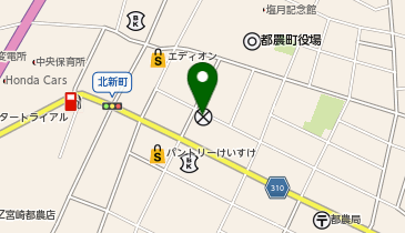 高鍋警察署都農交番の地図画像