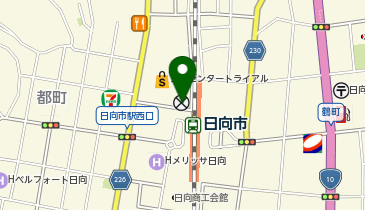 日向警察署日向市駅前交番の地図画像