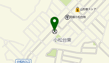 宮崎南警察署小松台駐在所の地図画像