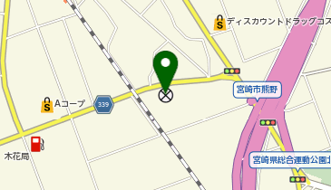 宮崎南警察署木花駐在所の地図画像