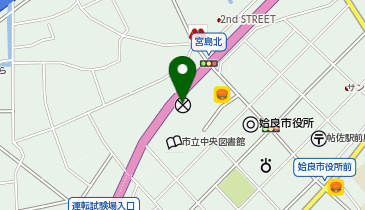 姶良警察署姶良交番の地図画像