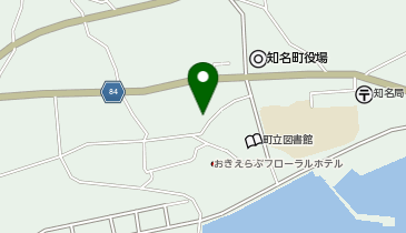 沖永良部警察署知名交番の地図画像
