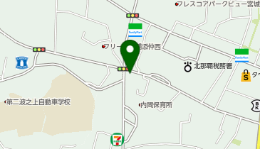 浦添警察署内間交番の地図画像