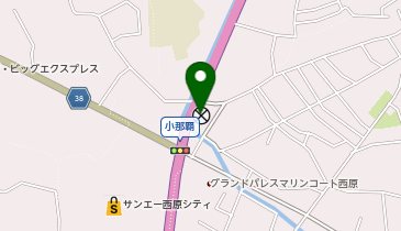 浦添警察署小那覇交番の地図画像