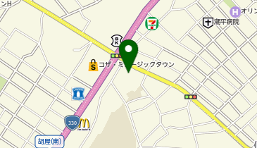 沖縄警察署コザ交番の地図画像