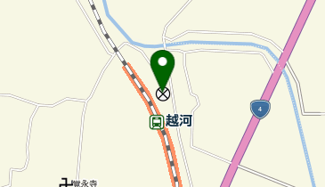 白石警察署越河駐在所の地図画像