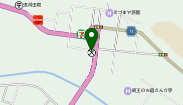 白石警察署遠刈田駐在所の地図画像