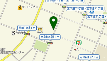 旭川東警察署宮前交番の地図画像