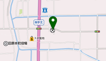 天理署田原本東交番の地図画像