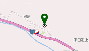 白石警察署湯原駐在所の地図画像