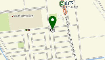 亘理警察署山下駅前駐在所の地図画像