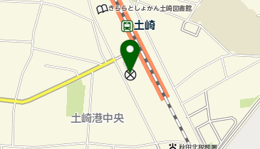 秋田臨港警察署土崎駅前交番の地図画像