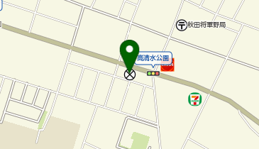 秋田臨港警察署将軍野交番の地図画像