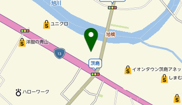 秋田中央警察署茨島交番の地図画像