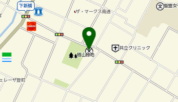 秋田中央警察署楢山交番の地図画像