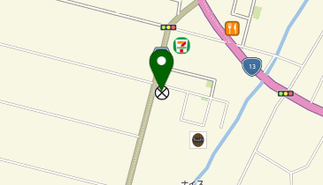 秋田中央警察署仁井田交番の地図画像