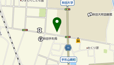 秋田東警察署手形交番の地図画像