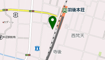 由利本荘警察署本荘駅前交番の地図画像