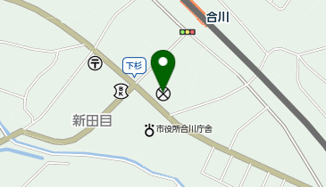 北秋田警察署合川駐在所の地図画像