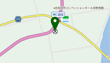 北秋田警察署前田駐在所の地図画像