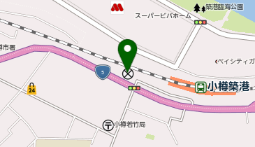 小樽警察署築港交番の地図画像