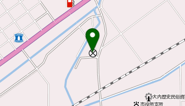 由利本荘警察署大内駐在所の地図画像
