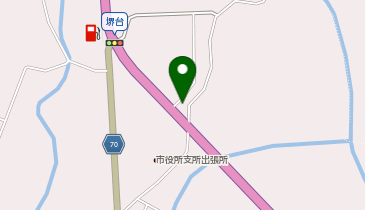 由利本荘警察署笹子駐在所の地図画像