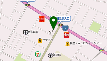 小樽警察署朝里交番の地図画像