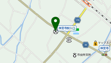 大仙警察署神宮寺駐在所の地図画像