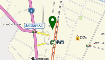 余市警察署駅前交番の地図画像