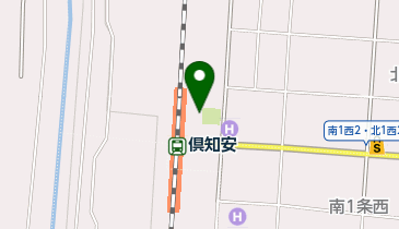 倶知安警察署駅前交番の地図画像