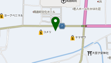 南陽警察署高畠交番の地図画像