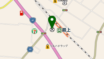 新庄警察署最上町駐在所の地図画像